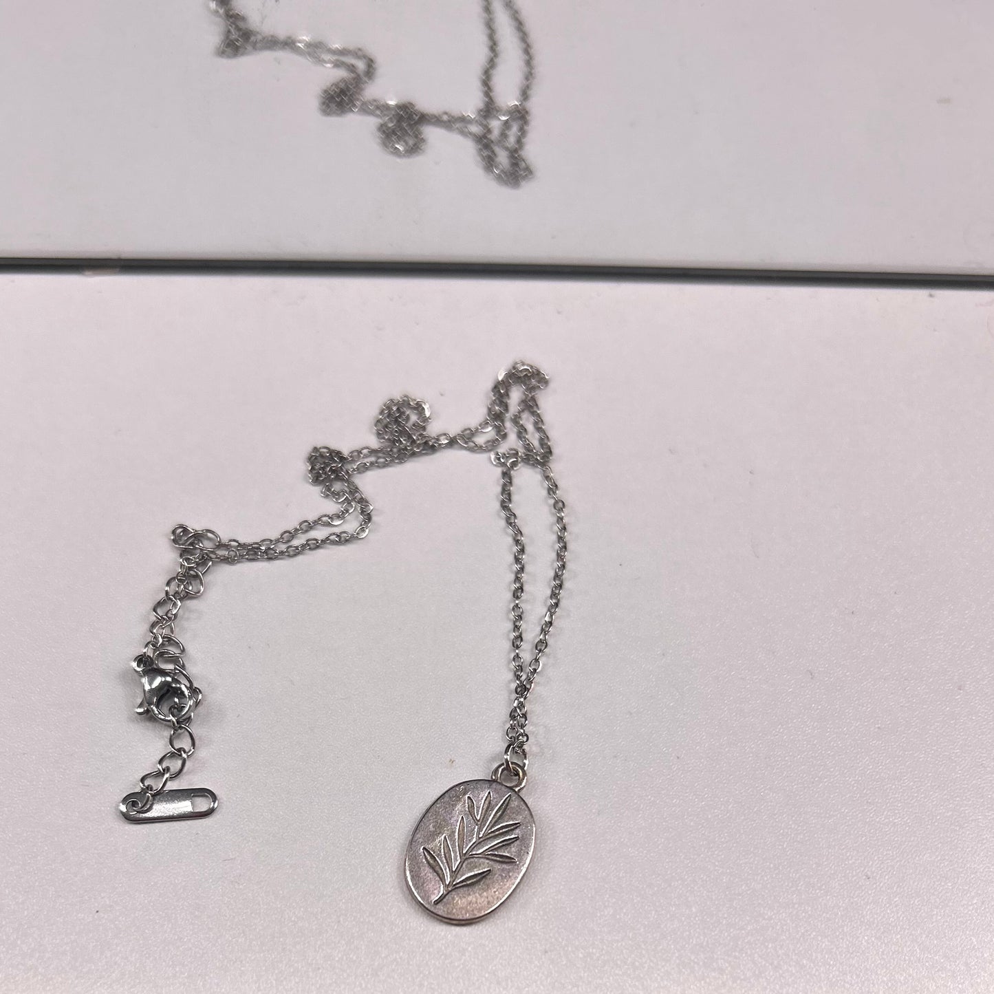 Silver Fern Charm Necklace