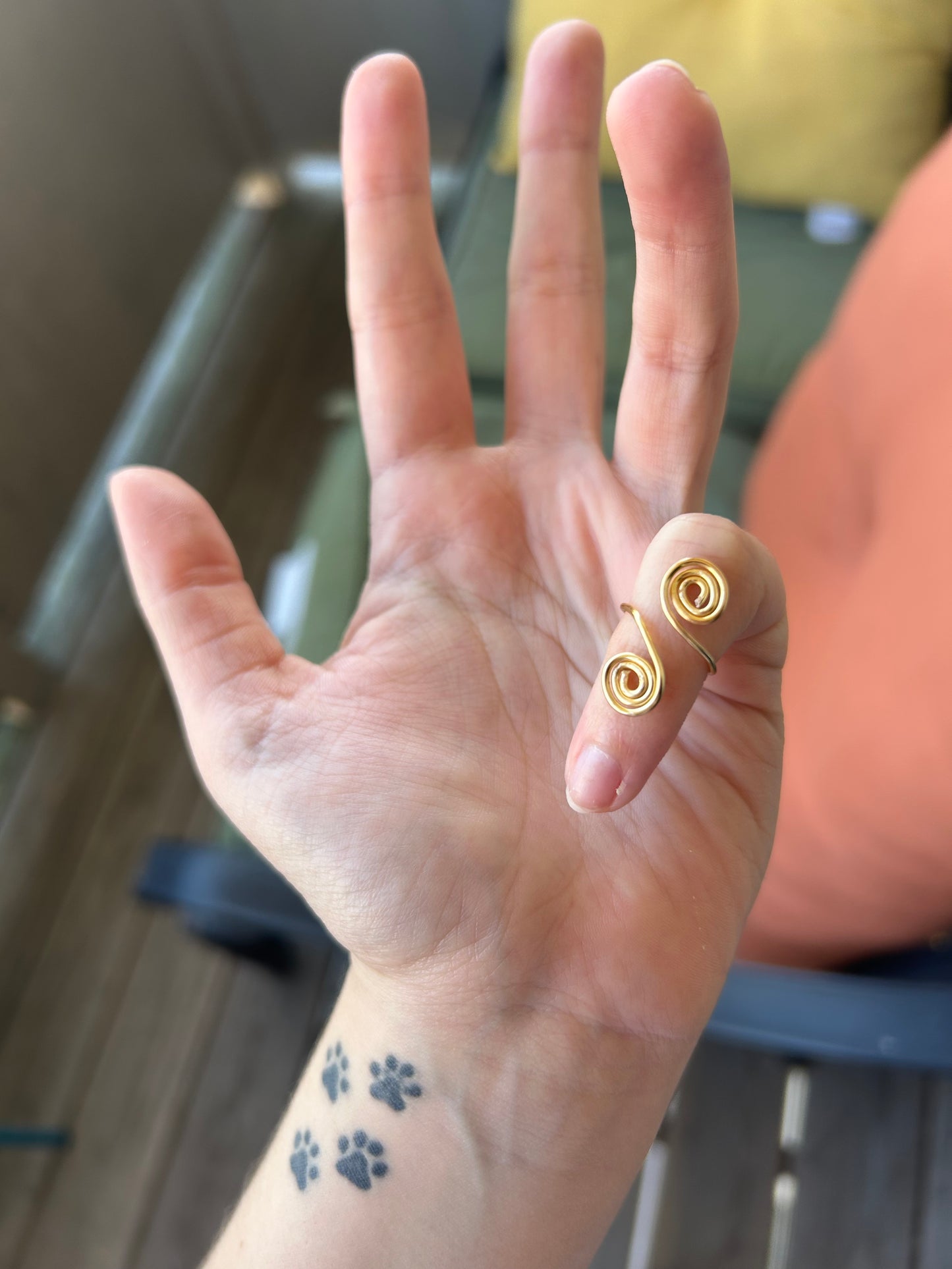 Gold Spiral Ring