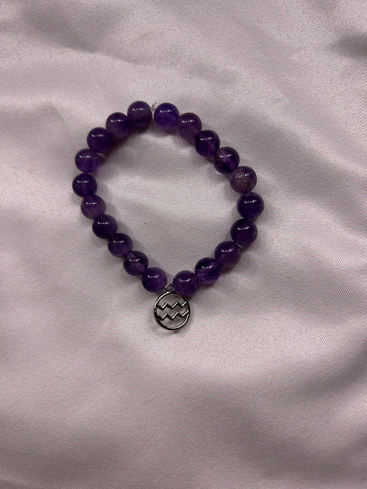 Amethyst Aquarius Bracelet