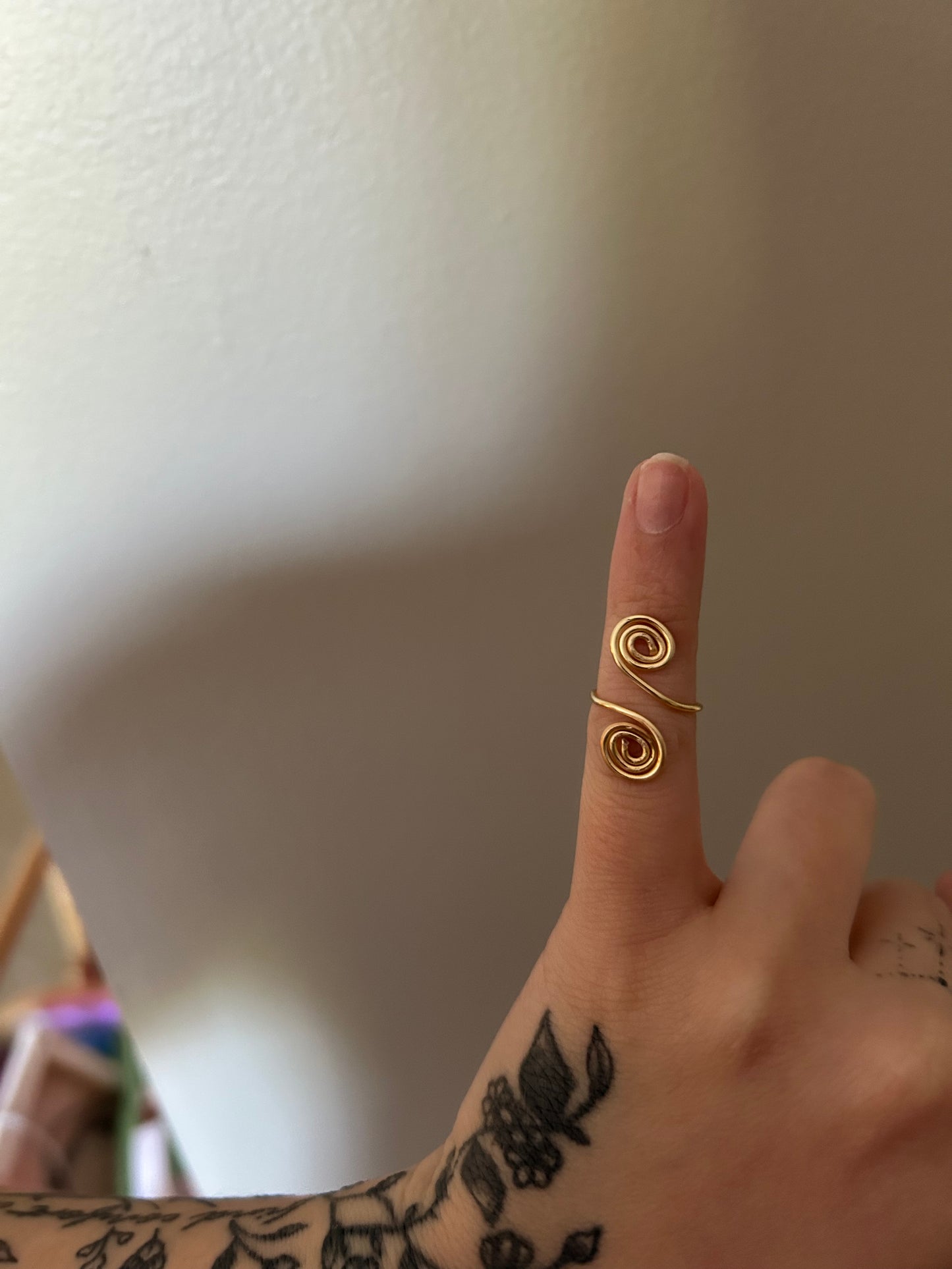 Gold Spiral Ring