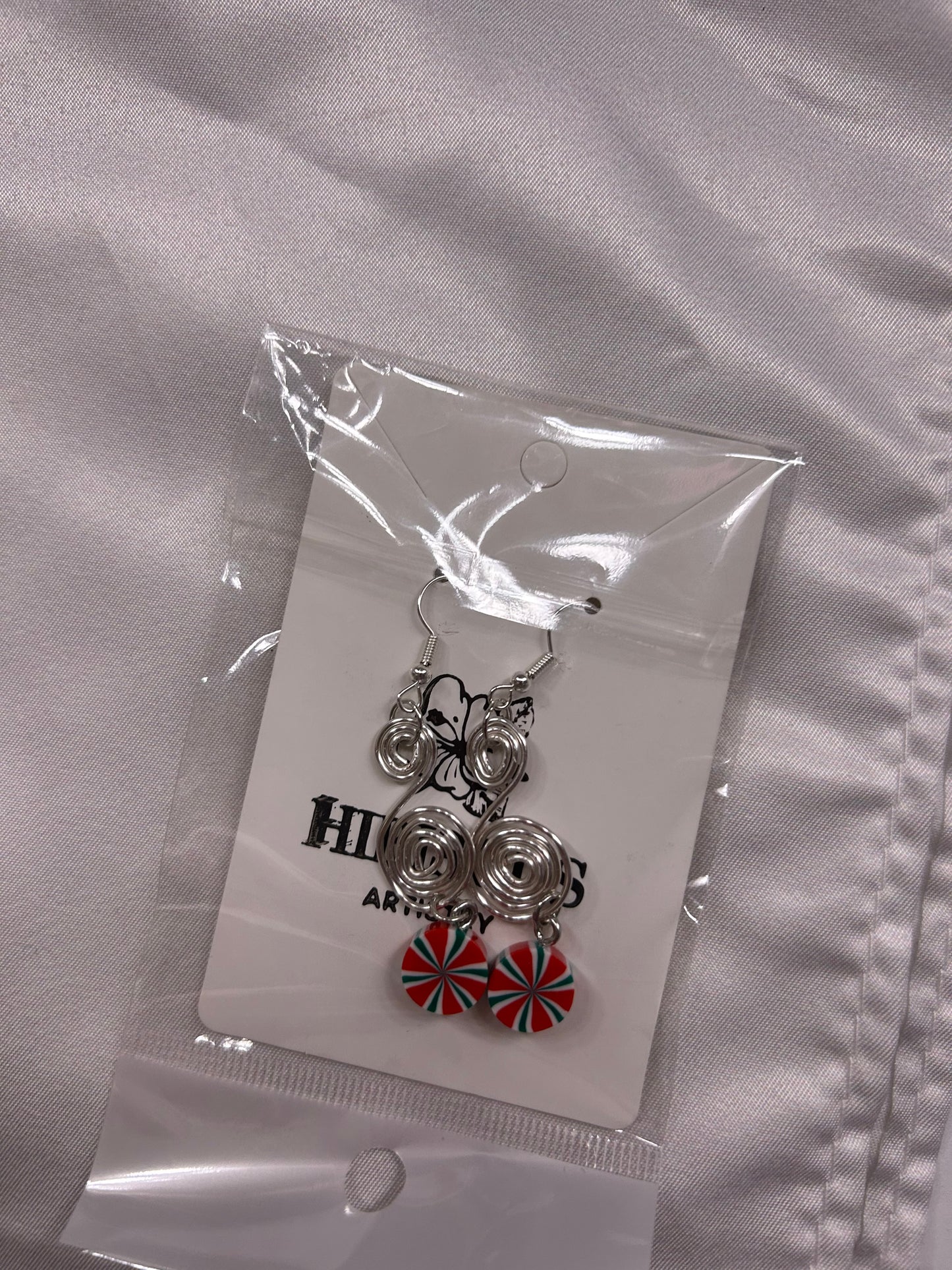 Peppermint Twist Earrings