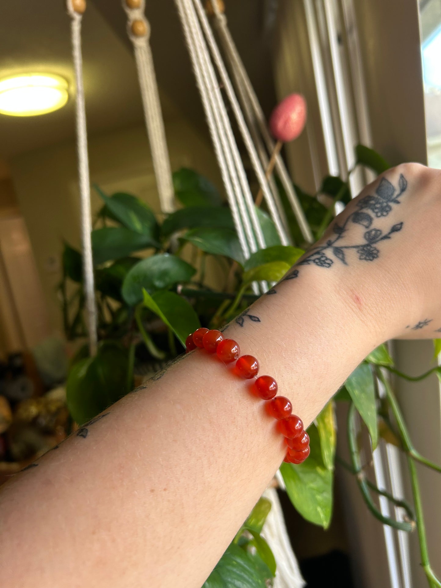 Carnelian Crystal Bracelet