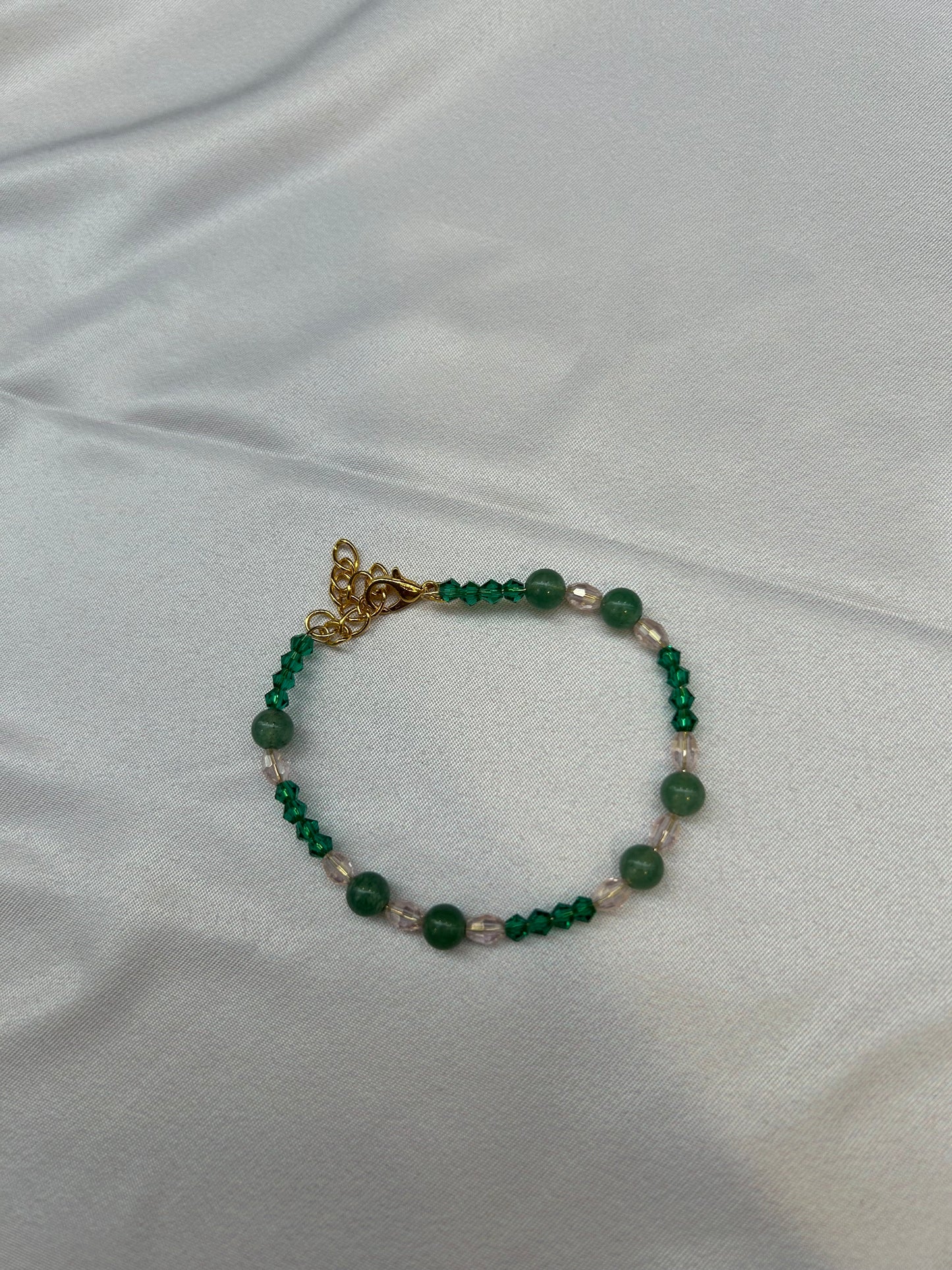 Lucky Green Aventurine Beaded Bracelet