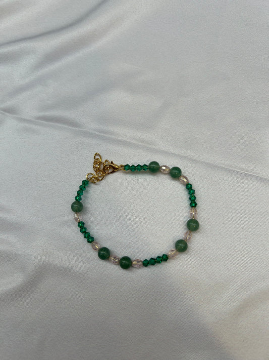 Lucky Green Aventurine Beaded Bracelet