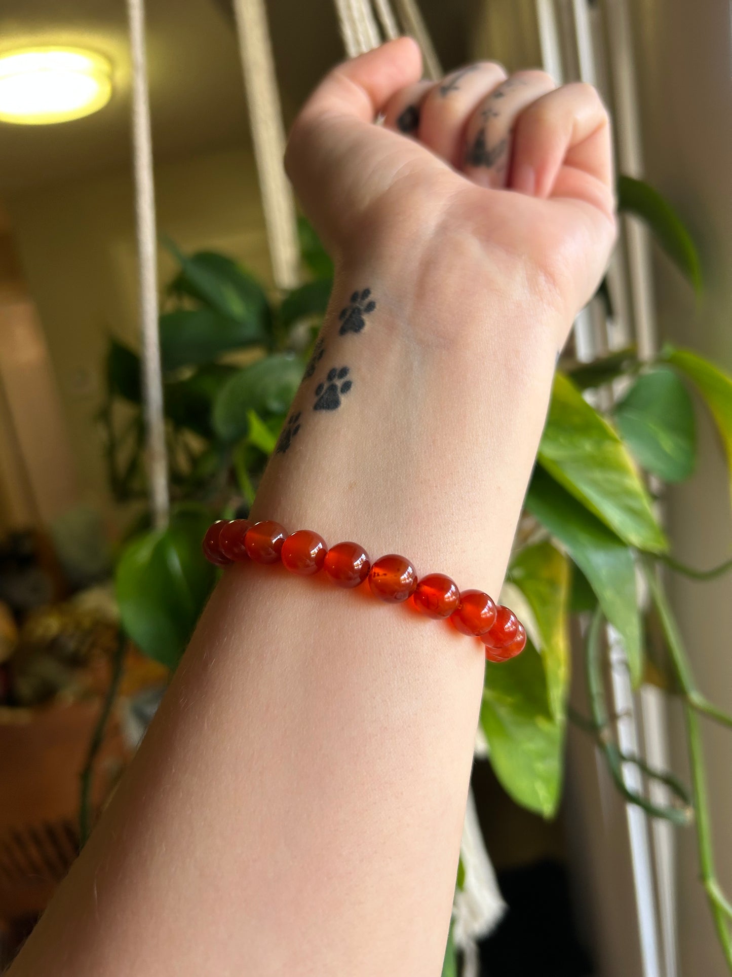 Carnelian Crystal Bracelet