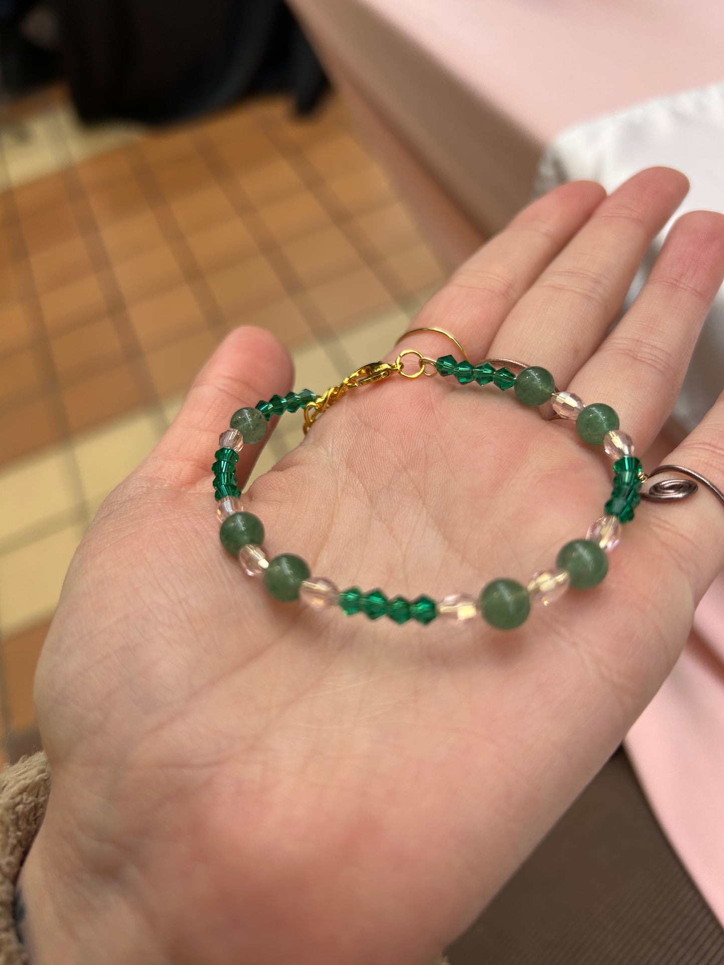 Lucky Green Aventurine Beaded Bracelet