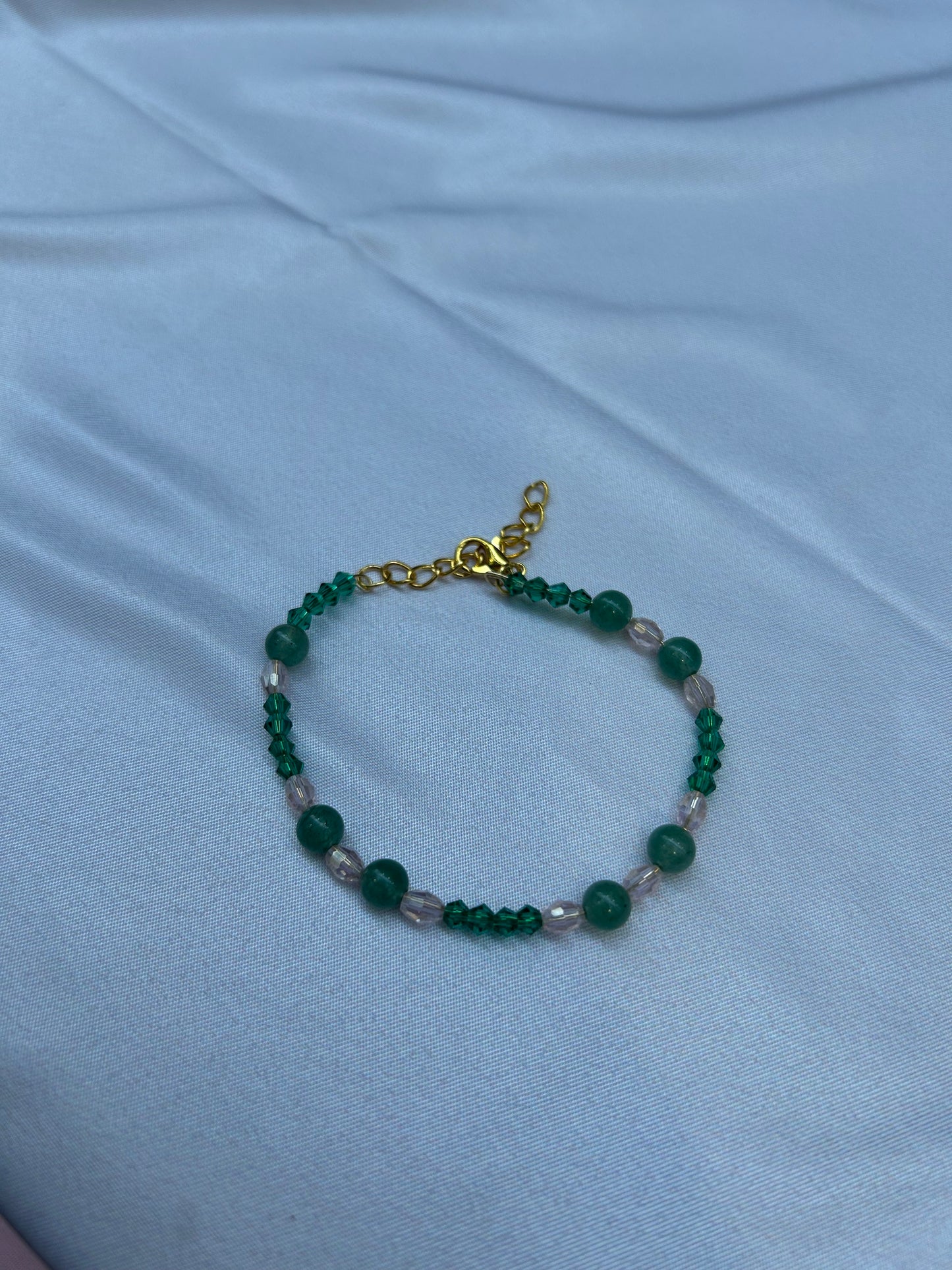 Lucky Green Aventurine Beaded Bracelet