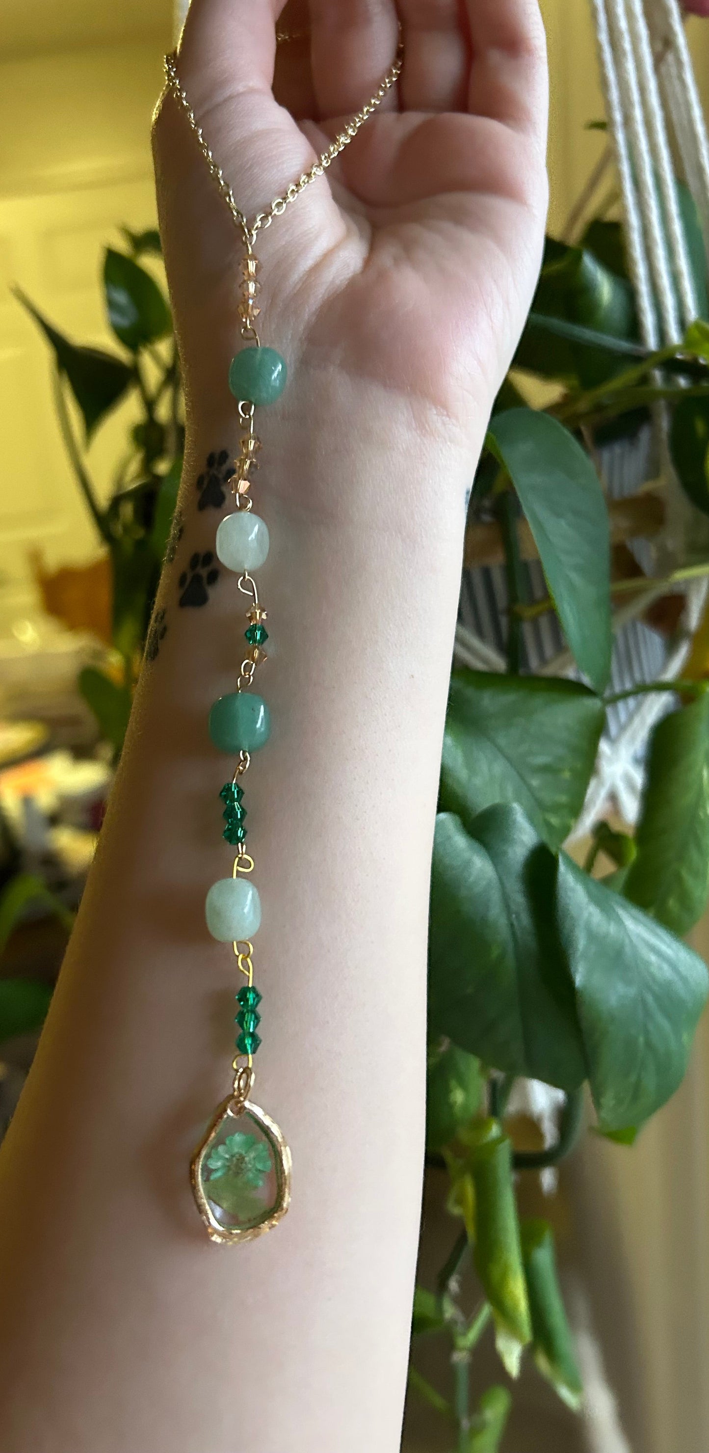 Green Aventurine Car Charm