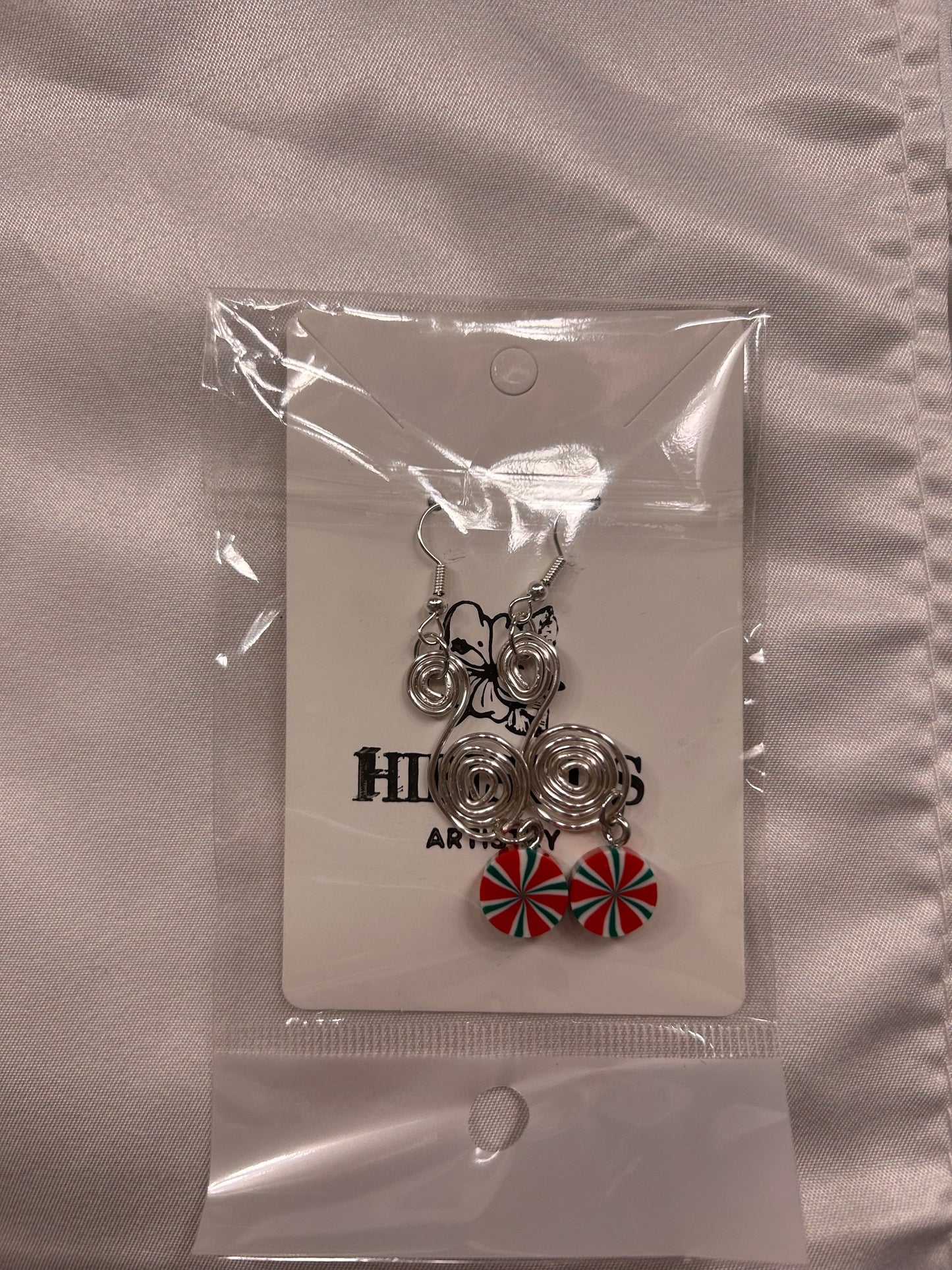 Peppermint Twist Earrings