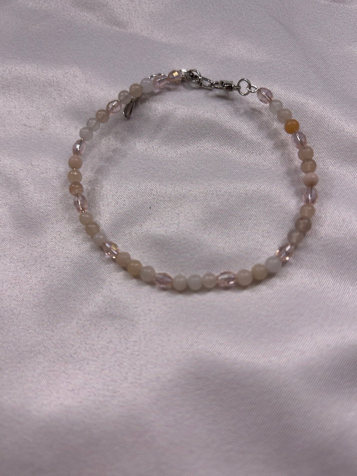 Pink Aventurine Beaded Bracelet
