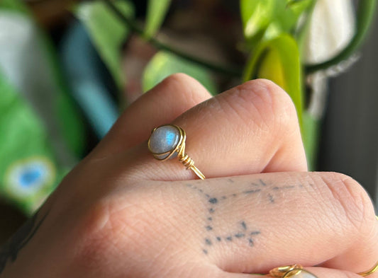 Labradorite Ring
