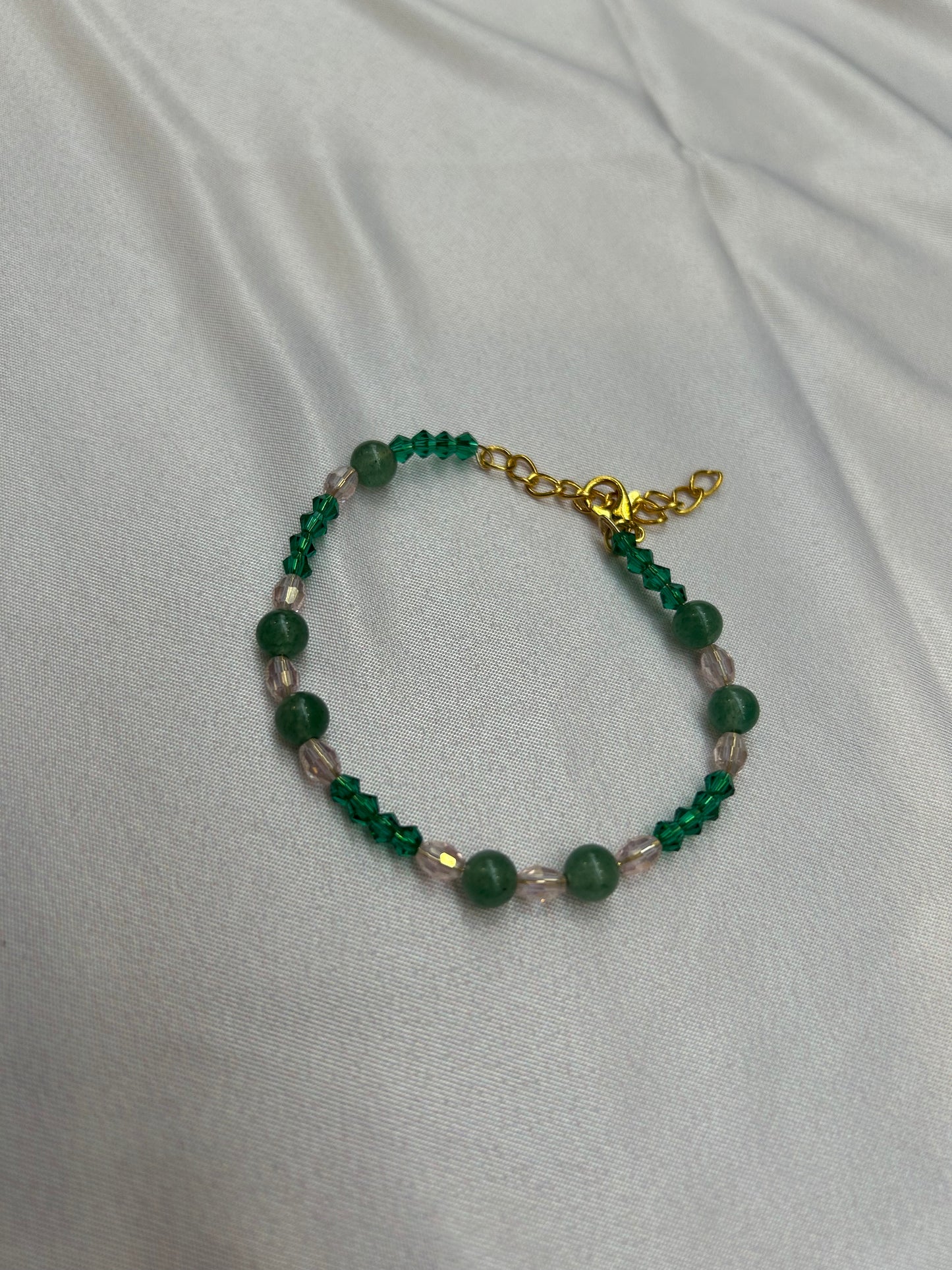 Lucky Green Aventurine Beaded Bracelet