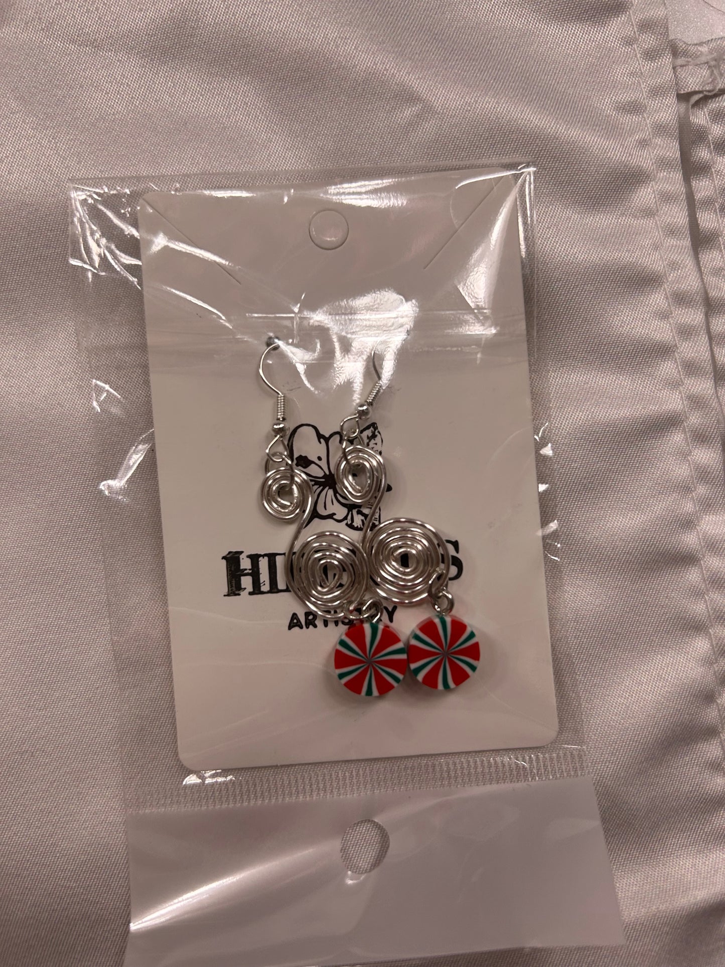 Peppermint Twist Earrings